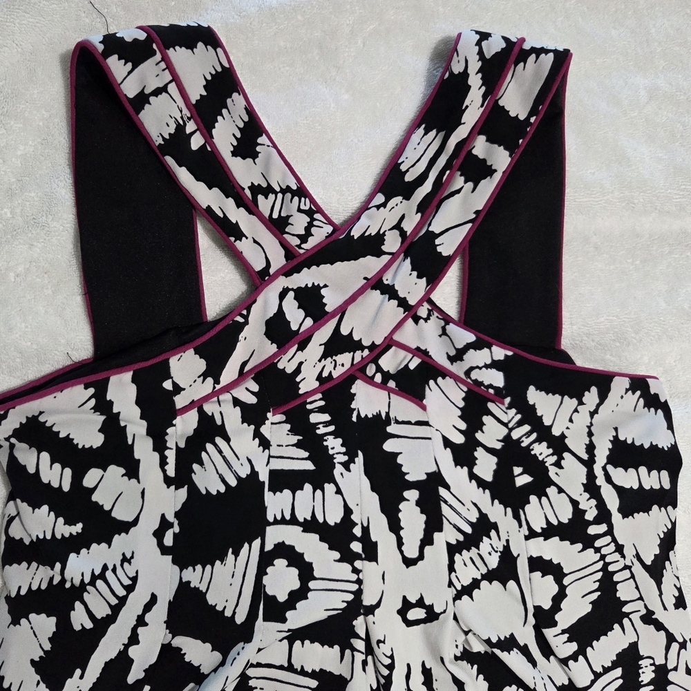 Sangria - B&W Tribal Print Dress - Picture 2 of 10